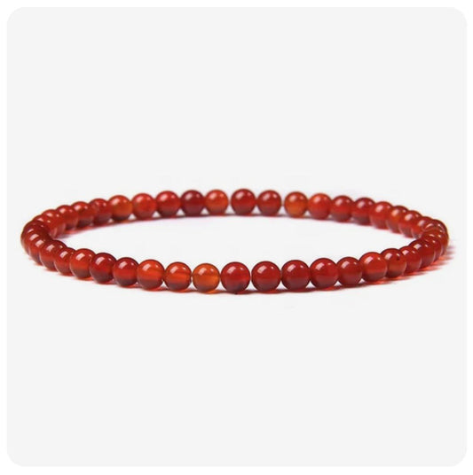 CARNELIAN BRACELET - PEARLS